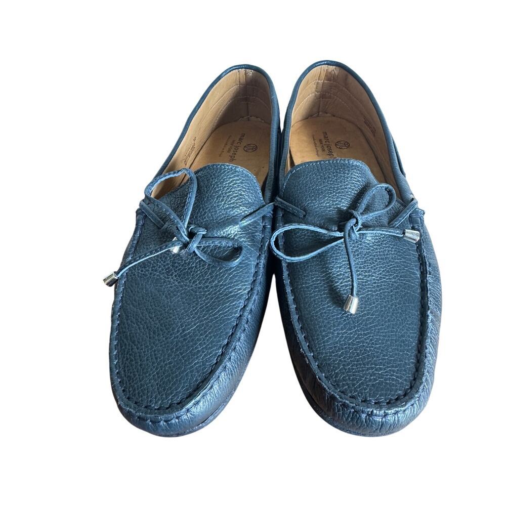 Marc Joseph New York Shoes Women's Size 12 Cypress Hill Loafers‎ Leather Blue